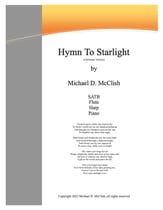 Hymn To Starlight - Christmas Version for SATB, flute, harp, piano SATB choral sheet music cover